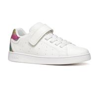 Geox J ECLYPER Girl A Sneaker, White/Multicolor, 2 UK