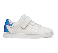Geox J ECLYPER Girl A Trainers, White/Blossom, 36 EU