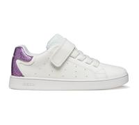 Geox J Eclyper Girl A Trainers, White/Lilac, 37 EU
