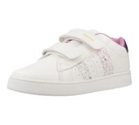 Geox J Eclyper Girl A Trainers, White/Multicolour, 36 EU