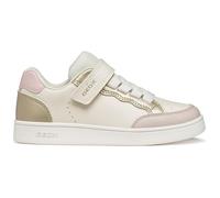 Geox J ECLYPER Girl B Trainers, LT Ivory/Gold, 36 EU