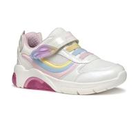 Geox J FADINLIGHT Girl A Sneaker, White/Multicolor, 1 UK
