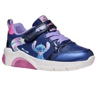 Geox J FADINLIGHT Girl B Sneaker, Navy/Fuchsia, 10 UK Child