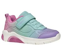 Geox J FADINLIGHT Girl C Sneaker, Aqua/Lilac, 10 UK Child