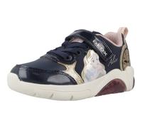 Geox J FADINLIGHT Girl E Sneaker, Navy/Platinum, 0 UK