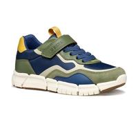 Geox J FLEXYPER BOY A Sneaker, Military/Blue, 4.5 UK