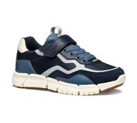Geox J FLEXYPER BOY A Sneaker, Navy/Lt Grey, 5 UK