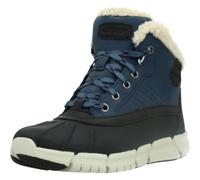 Geox J FLEXYPER BOY B ABX Ankle Boot, Denim/Black, 4.5 UK
