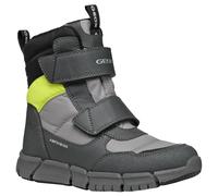 Geox J FLEXYPER BOY B ABX Snow Boot, Grey/FLUOYELLOW, 12.5 UK Child