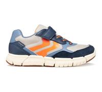 Geox J FLEXYPER Boy B Trainers, LT Grey/Navy, 38 EU / 5 UK