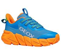 Geox J Flexyper Fast Boy Sneaker, Lt Blue Orange, 11 UK Child