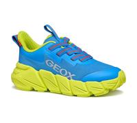 Geox J FLEXYPER Fast BOY Sneaker, Royal/Lime, 4.5 UK
