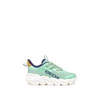Geox J Flexyper Fast Boy Sneaker, Mint Lt Orange, 3 UK