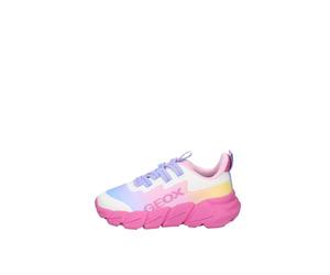 Geox J FLEXYPER Fast Girl Trainers, Fuchsia/Multicolour, 37 EU