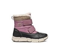 Geox J FLEXYPER Girl B AB Snow Boot, DK Rose/Black, 3 UK