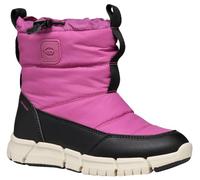Geox J FLEXYPER Girl B AB Snow Boot, Fuchsia/Black, 0.5 UK