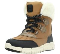 Geox J FLEXYPER Girl B AB Snow Boot, Whisky/Black, 10 UK Child