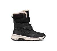 Geox J FLEXYPER PLUS BOY, Snow Boot, Black,