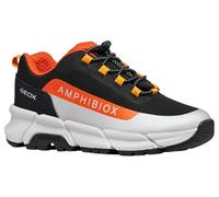 Geox J FLEXYPER Plus Boy Trainers, Black/Orange, 41 EU
