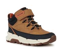 Geox J Flexyper Plus Boy's Ankle Boot, Dk Yellow Black, UK 3, Waterproof, Medium Width, Ages 4.5+