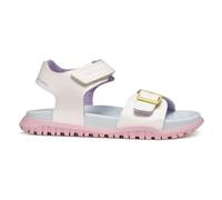 Geox J FUSBETTO GI Sandal, White/Multicolour, 25 EU