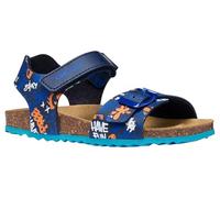 Geox J Ghita Boy B Sandal, Navy/LT Blue, 30 EU