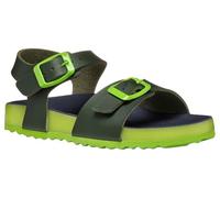Geox J Ghita BOY C Sandal, Dk Green/Lime, 1 UK