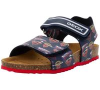 Geox J Ghita Boy C Sandal, Navy/Red, 26 EU