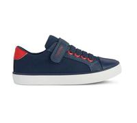 Geox J Gisli Boy B Sneaker, Navy red, 1 UK