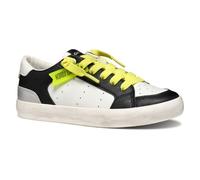 Geox J GISLI Girl A, Girls’ Sneaker, White/Black,