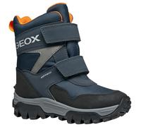 Geox J Himalaya Boy B ABX Ankle Boot, Navy/Orange, 34 EU, Navy Orange, 1.5 UK