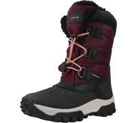Geox J Himalaya Girl B AB Snow Boot, Bordeaux/Black, 5 UK