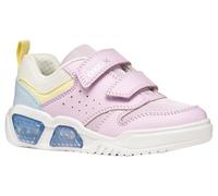 Geox J ILLUMINUS Girl A Trainers, Lilac/Sky, 33 EU