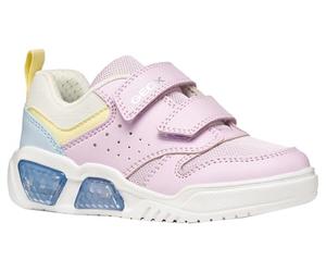 Geox J ILLUMINUS Girl A Trainers, Lilac/Sky, 34 EU