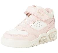 Geox J Illuminus Girl Sneaker, Lt Rose Lt Ivory, 5 UK