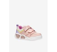Geox J ILLUMINUS Girl A Sneaker, Pink/Multicolor, 12.5 UK
