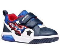 Geox J INEK Boy B Trainers, Navy/Red, 33 EU
