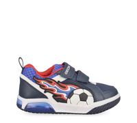 Geox J INEK Boy B Trainers, Navy/Red, 36 EU