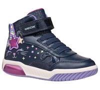 Geox J INEK Girl B, Sneaker, Navy/Multicolor,
