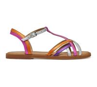 Geox J Sandal Karly Girl, Fuchsia Silver, 5 UK