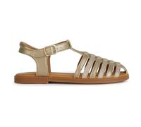 Geox J Karly Girl Sandal, Platinum, 5 UK