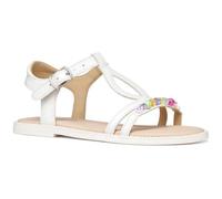 Geox J Karly Girl Sandal, White, 31 EU