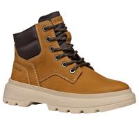 Geox J KIDDARTAH BOY A Ankle Boot, DK Yellow/Brown, 3.5 UK