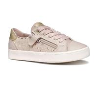 Geox J Kilwi Girl A Sneaker, Lt Rose/Platinum, 1 UK