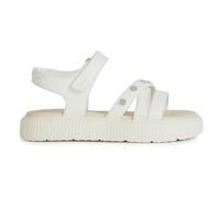 Geox J KODETTE Gir Sandal, White, 32 EU