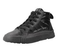 Geox J LAQUINNY Girl C Sneaker, Black, 0.5 UK