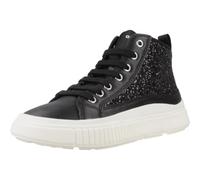 Geox J LAQUINNY Girl D Sneaker, Black, 10 UK Child
