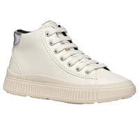 Shoes Geox Laquinny white pure grey silver Kids - 28