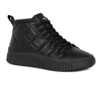 Geox Girl's J Laquinny Girl B Sneaker, Black, 3.5 UK