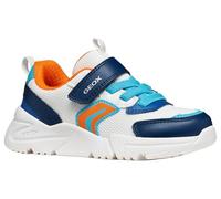 Geox J Loftus Boy B Basketball Boys, Azure White, 7.5 UK